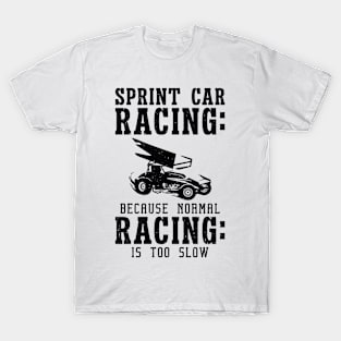 Sprint Car Dirt Track Racing T-Shirt